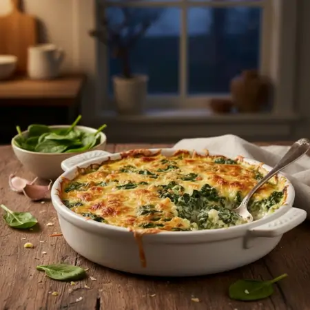 Baked Spinach Gratin