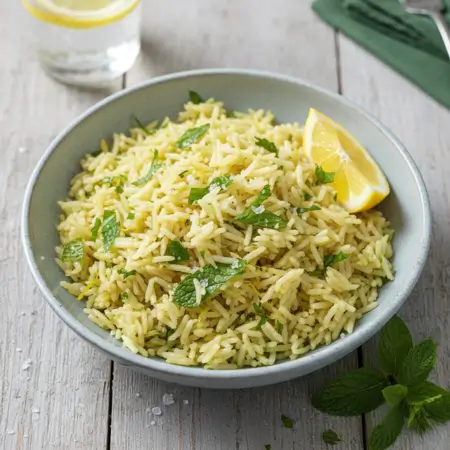 Mint Lemon Rice