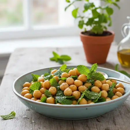 Mint Chickpea Salad