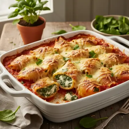 Spinach Stuffed Shells