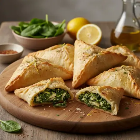 Fatayer (Spinach Pies)