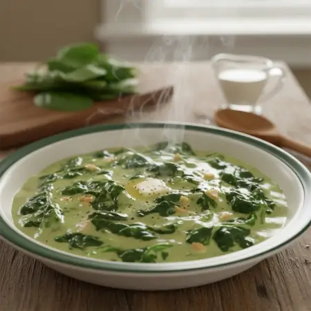Easy Creamed Spinach