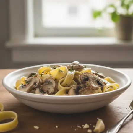 Creamy Vegan Mushroom Stroganoff