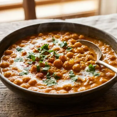 Creamy Butter Chickpeas