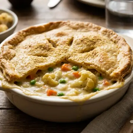 Cheesy Cauliflower Pot Pie