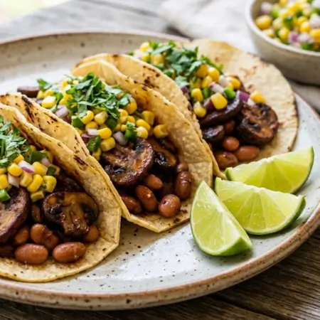 Chipotle BBQ Mushroom Tacos