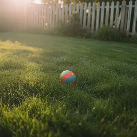 a front yard with lawngrass