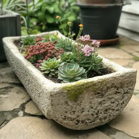 Hypertufa Troughs For Alpine Plants