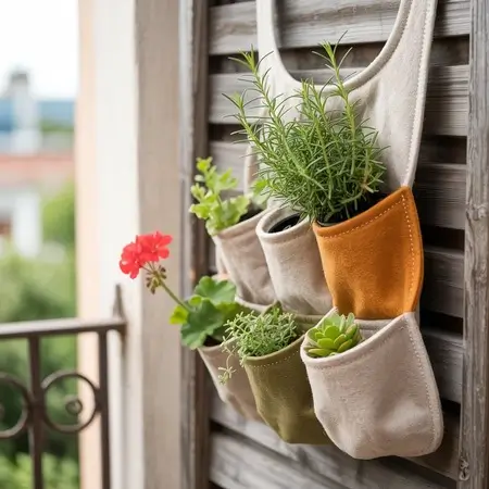 Use pocket planters for growing plants