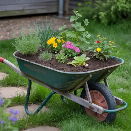 A portable plant container