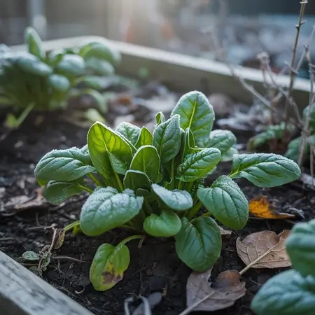 Winter Vegetables Gardening includes spinach