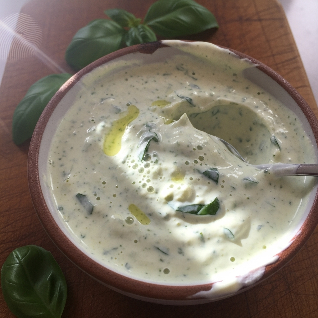 Basil Yogurt Dip