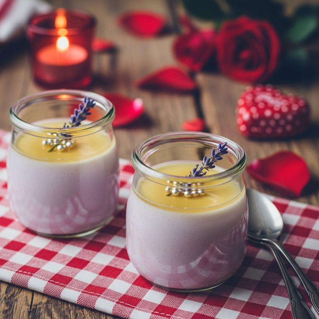 Lavender Honey Panna Cotta
