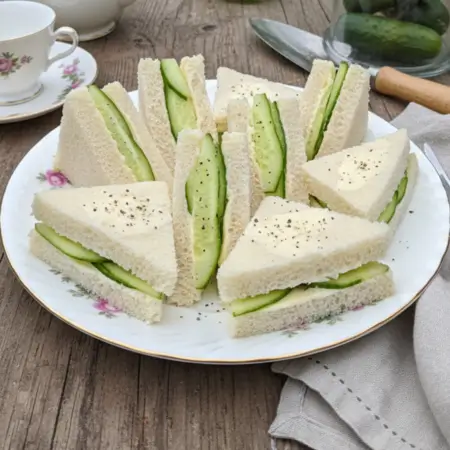 British Garden Cucumber Sandwich