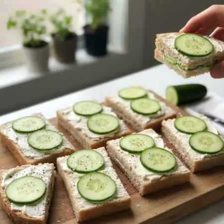 Simple 5-Minute Everyday Cucumber Sandwich