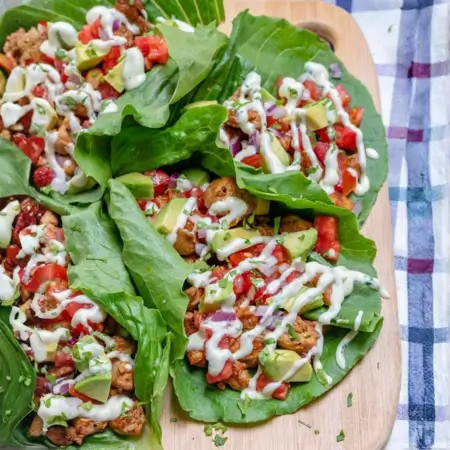 Chipotle Chicken Lettuce Wraps
