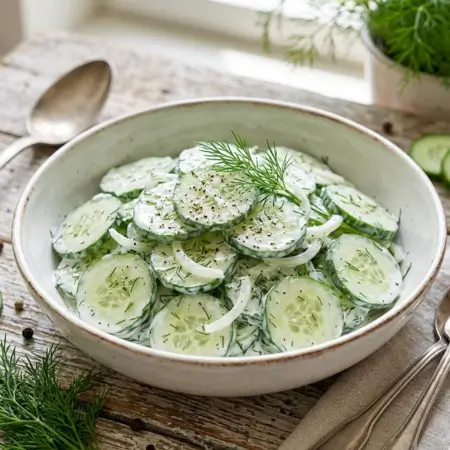 German-Style Gurkensalat