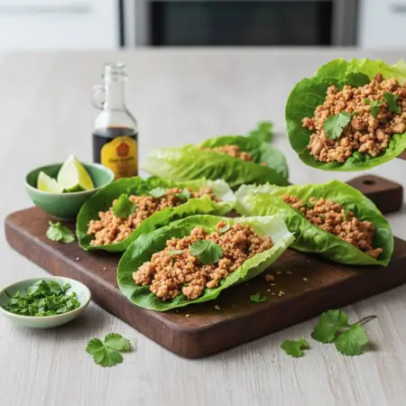 Pork Larb Lettuce Wrap