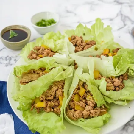 Ground Turkey Lettuce Wraps