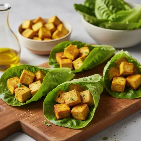 Curried Tofu Wraps