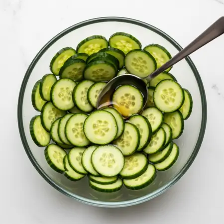 Simple 4-Ingredient Everyday Cucumber Salad