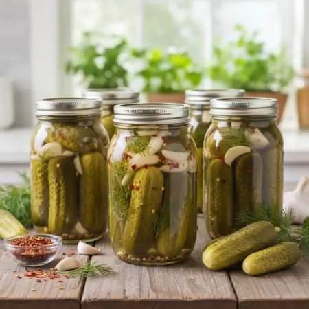 Spicy Garlic Dill Pickles