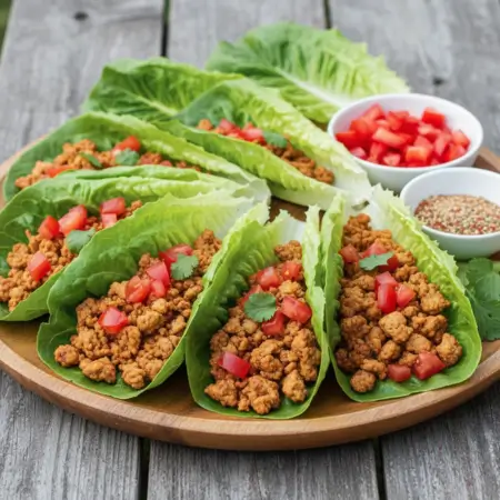 Turkey Taco Lettuce Wraps