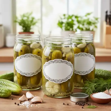 Fermented Kosher Dill Pickles