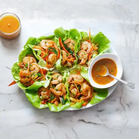 Shrimp Lettuce Wraps