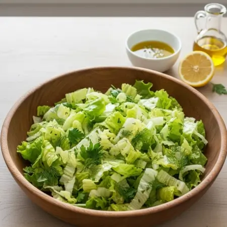 Classic Greek Lettuce Salad (Maroulosalata)