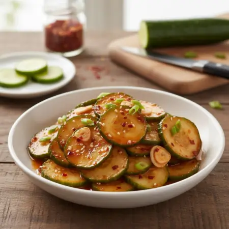 Korean-Style Quick Pickles (Oi Muchim)