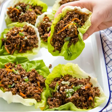 Korean Beef Lettuce Wraps