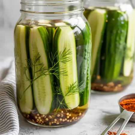 Low-Sodium Dill Pickles