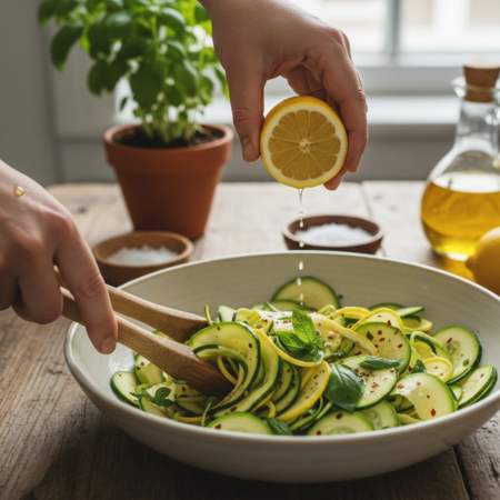 Fresh Zucchini Salad