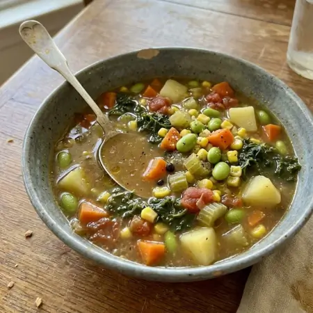 Chunky Garden Vegetable Soup