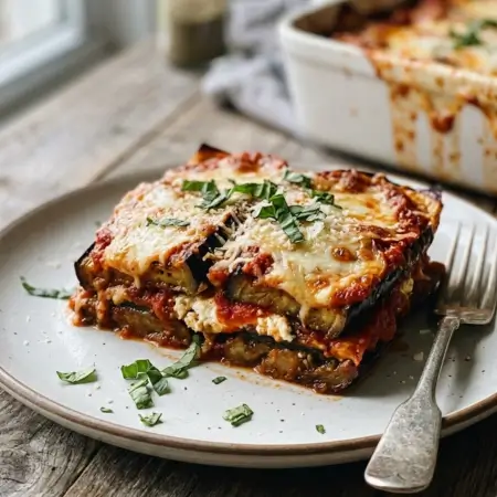 Eggplant Lasagna (No-Noodle Bake)