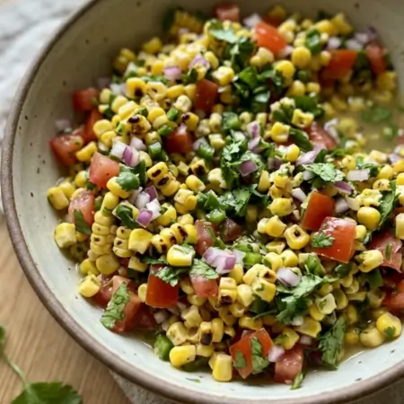 Grilled Corn Salsa