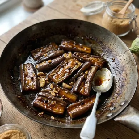 Eggplant Adobo (Garlic & Vinegar Braise)