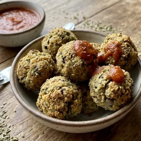Vegan Eggplant “Meatballs”