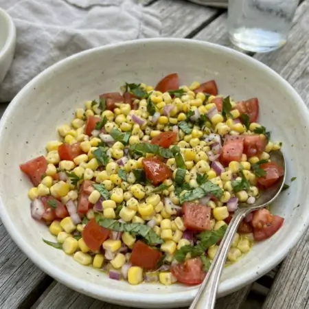 Fresh Tomato Corn Salad