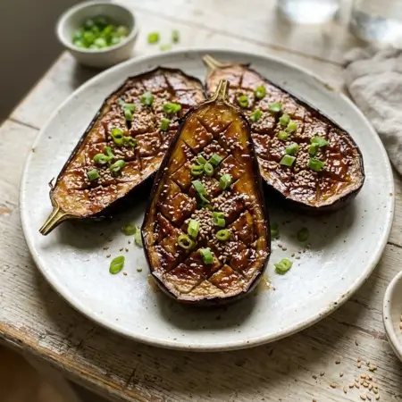 Miso-Glazed Eggplant