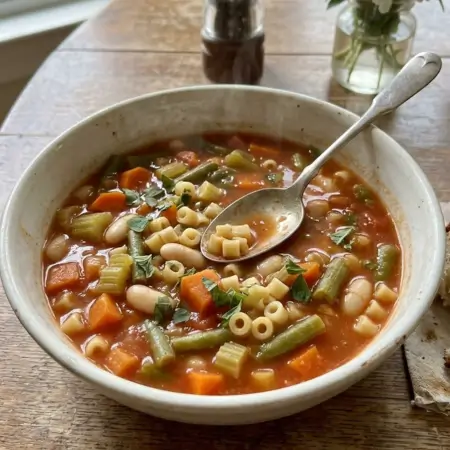 Classic Minestrone-Style Vegetable Soup