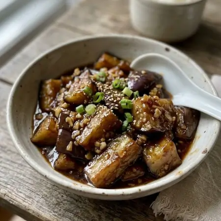 Chinese Eggplant with Garlic Sauce