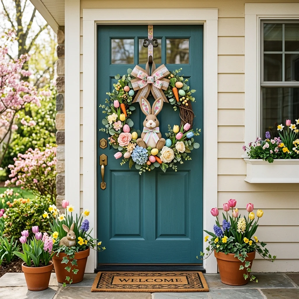 Bunny Easter Wreath