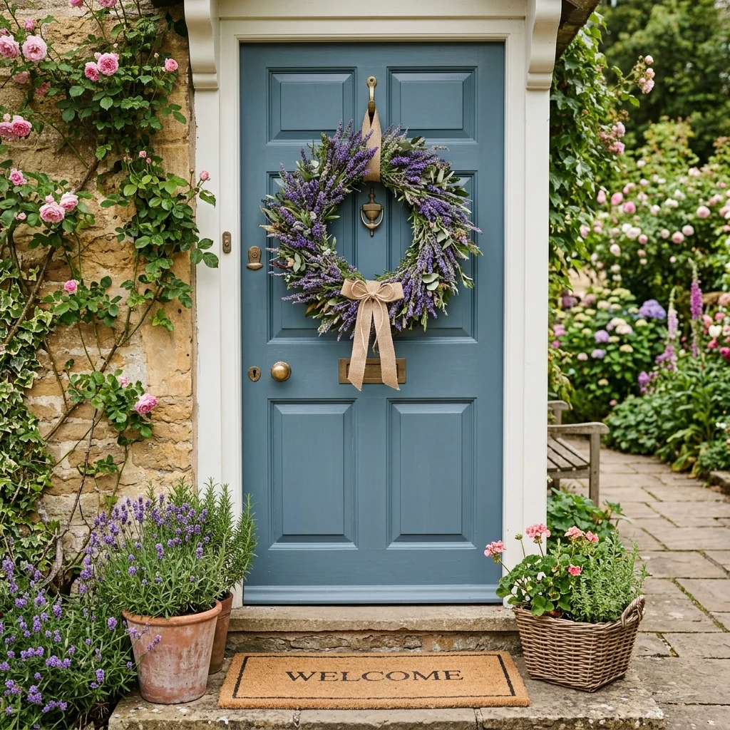 Lavender Wreath