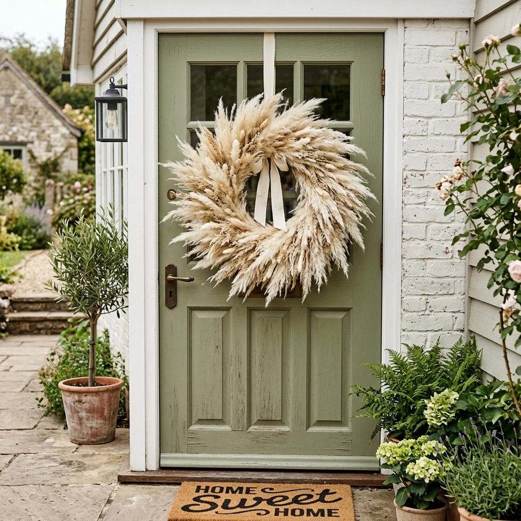 Pampas Grass Wreath