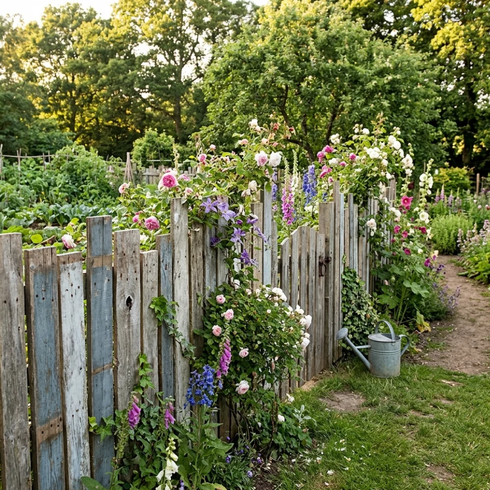 Imperfect or Reclaimed Wood Fence