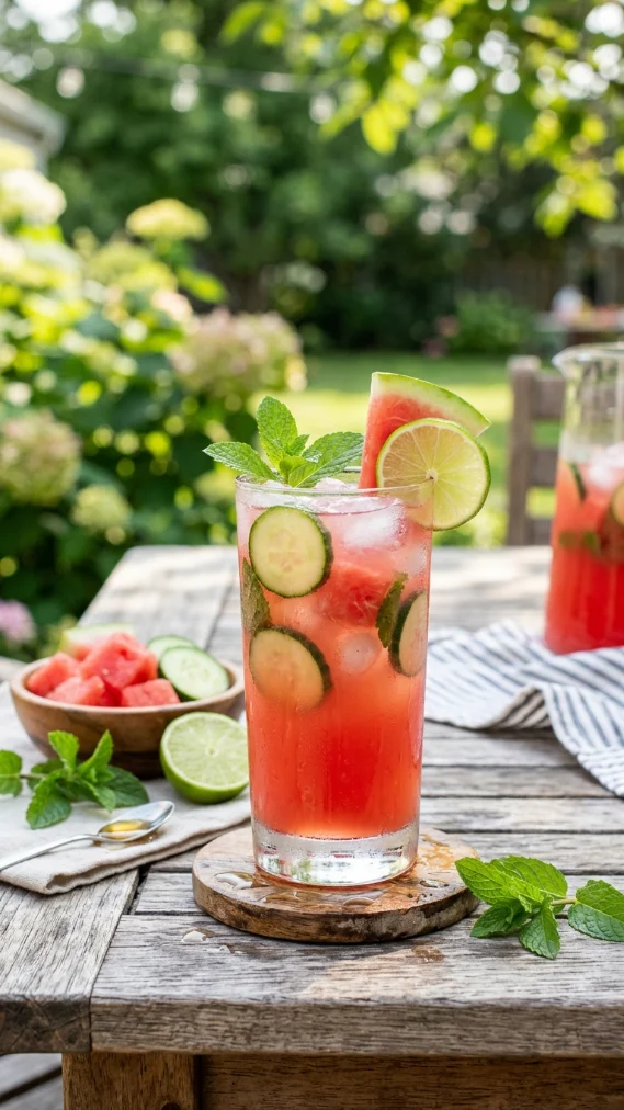 Watermelon Cucumber Cooler
