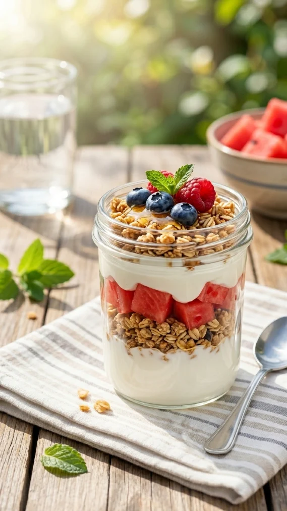 Watermelon Yogurt Parfait